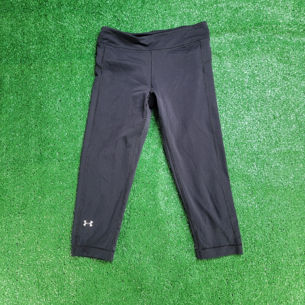 Under Armour Women's Compression Leggings Pants Size Small Petite Black White